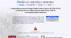 Desktop Screenshot of albimemoria-istoreco.re.it